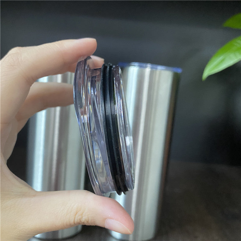 20oz blank sublimation silver stainless steel straight tumbler_miki