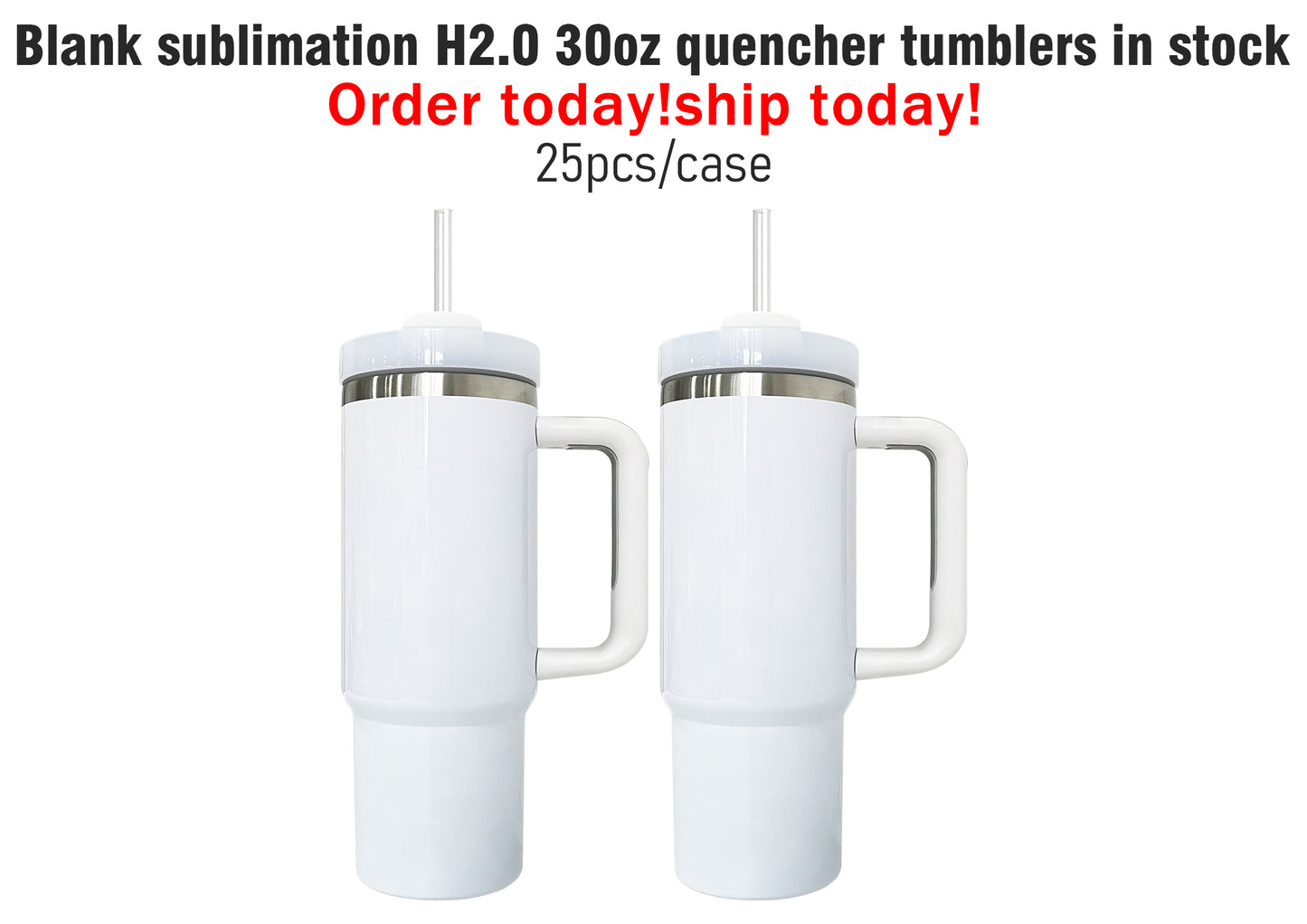 macaron colored H2.0 30oz quencher tumbler with removable handle for sublimation and laser engraving_Miki