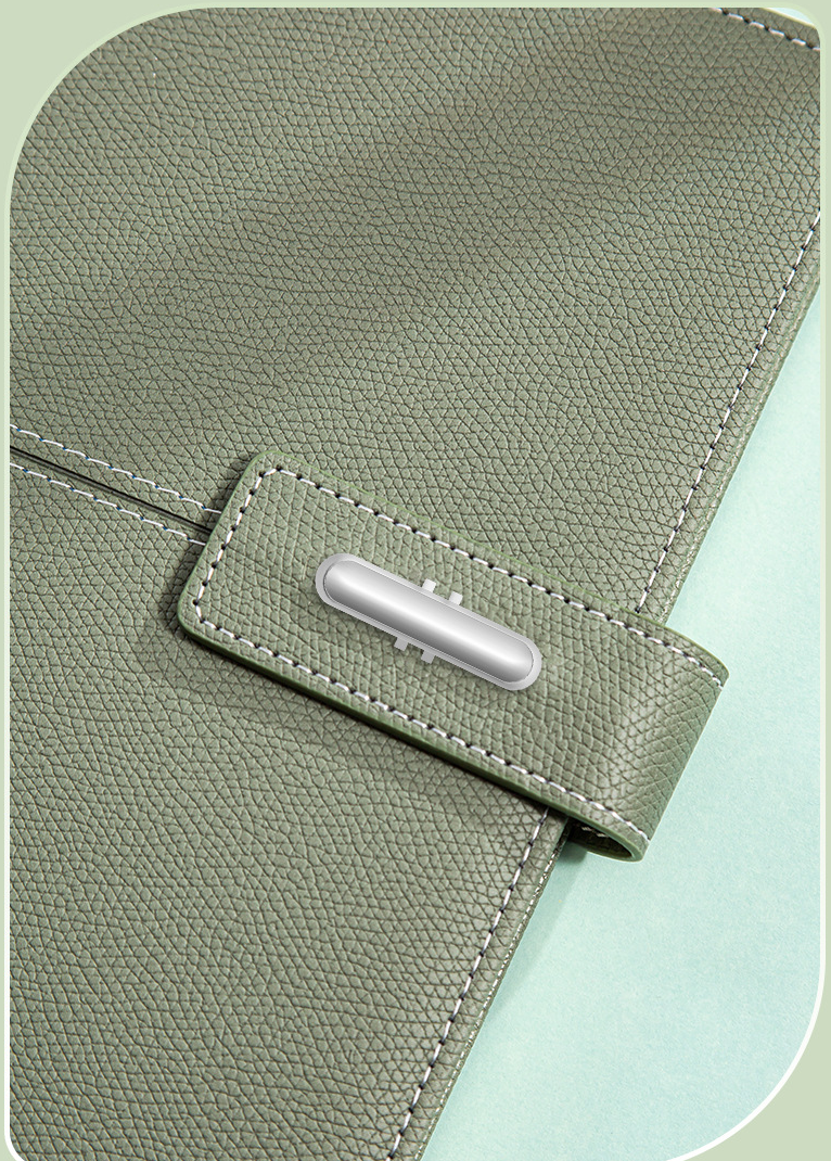 A5 Lined Leather Notebook Hardcover Journal Set with Pen, Insulated Thermos, USB Drive and Gift Box for School,office ,Business_miki