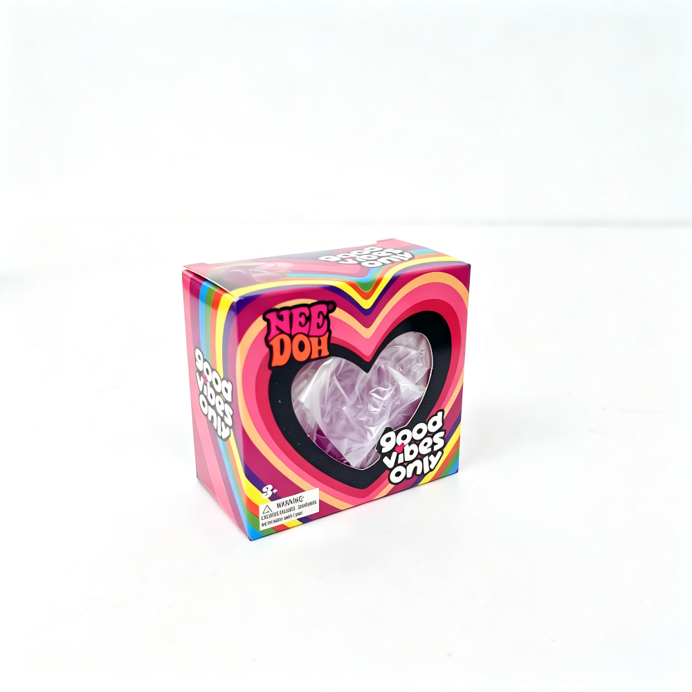 Needoh good vibes only heart shape squishy toy _miki