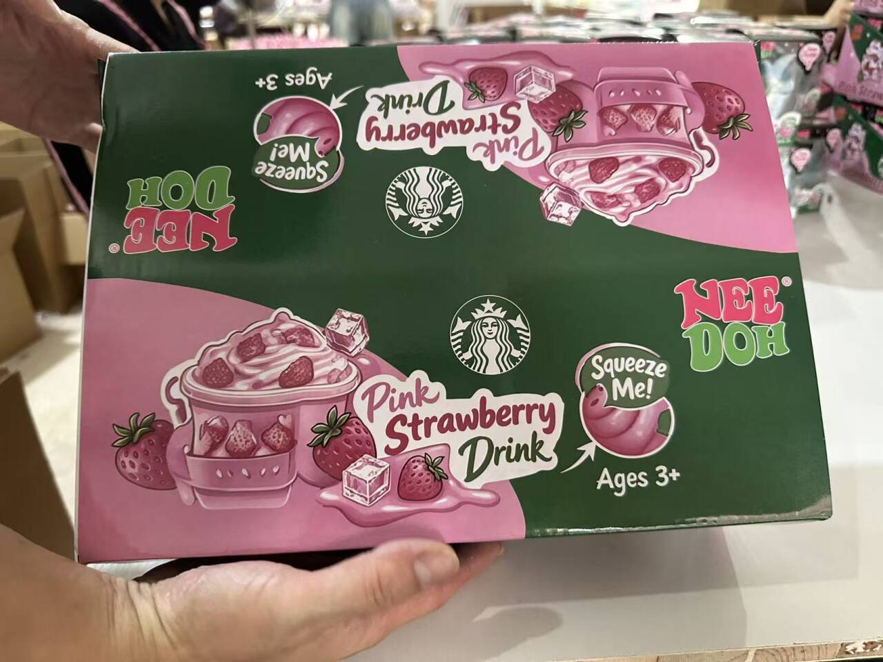 Needoh Glitter Starbucks Squishy Toys _ miki