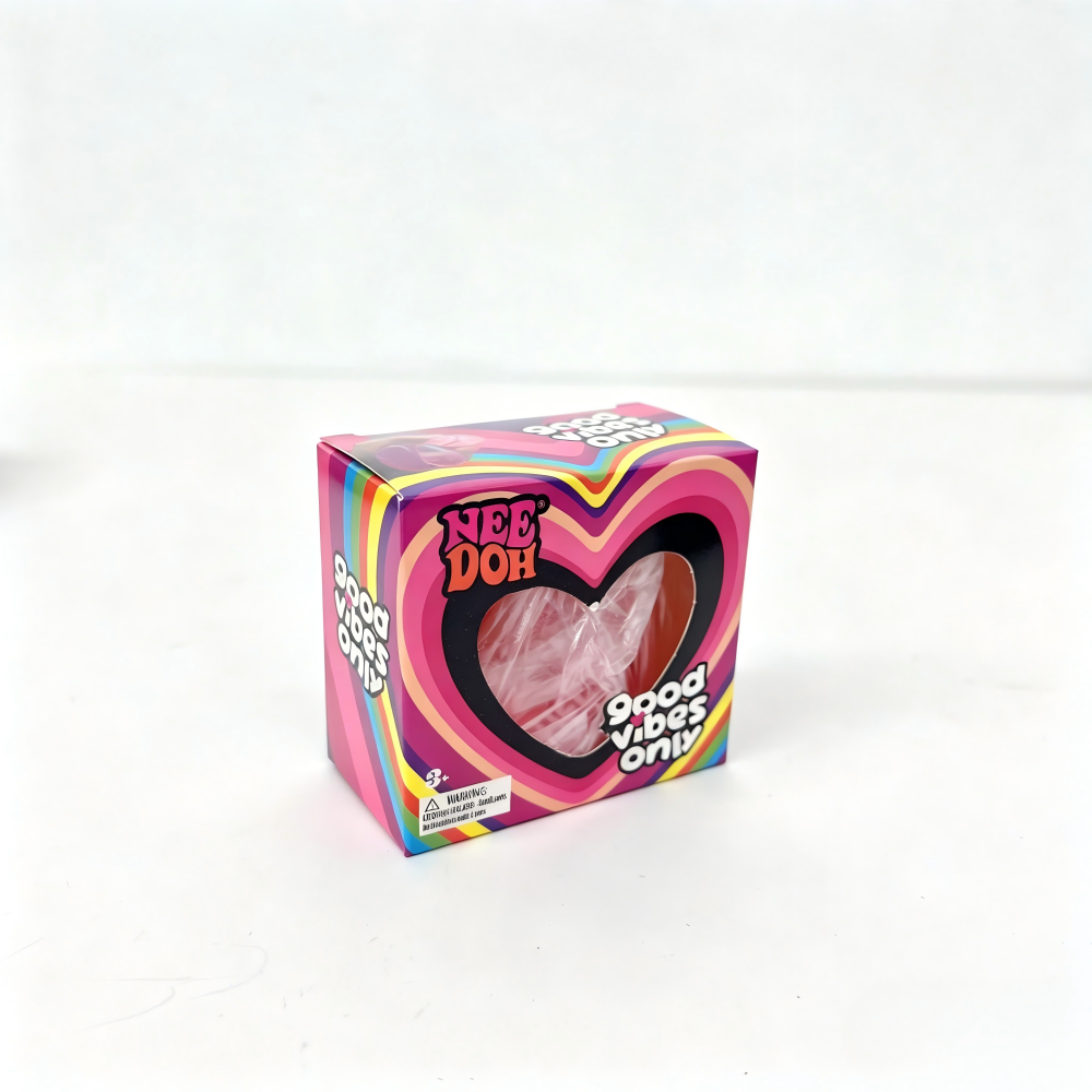 Needoh good vibes only heart shape squishy toy _miki