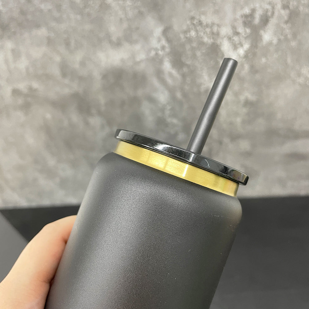 USA RTS_ Gold Plated 16oz Vacuum Insulated Stainless Steel Can for Laser Engrave _miki