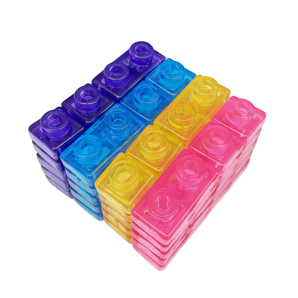 Jelly Blox style 40pcs soft jelly building blocks for toddlers and kids_ miki