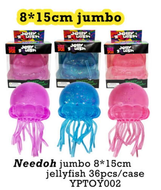 USA Presale_ 8*15cm Jumbo Size Jellyfish Squishy Toys _miki