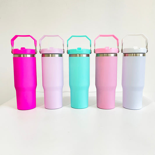 USA Presale_ Sublimation Matte 30oz Flip Straw Bottles_miki
