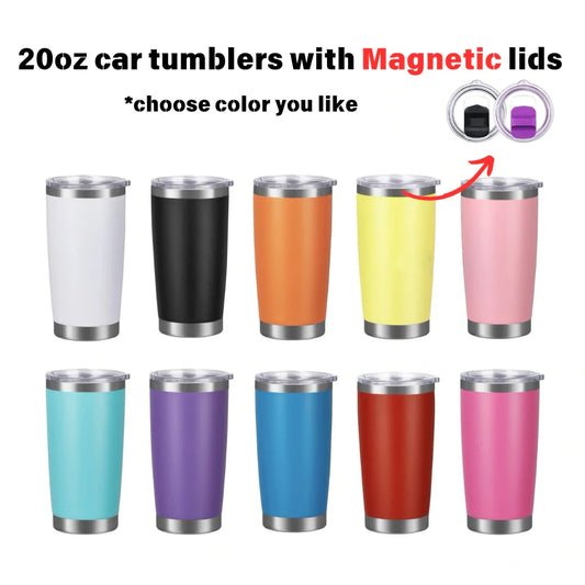 20oz Yeti Style Powder Coated Coffee Tumblers with Magnetic lids for laser engraving_miki