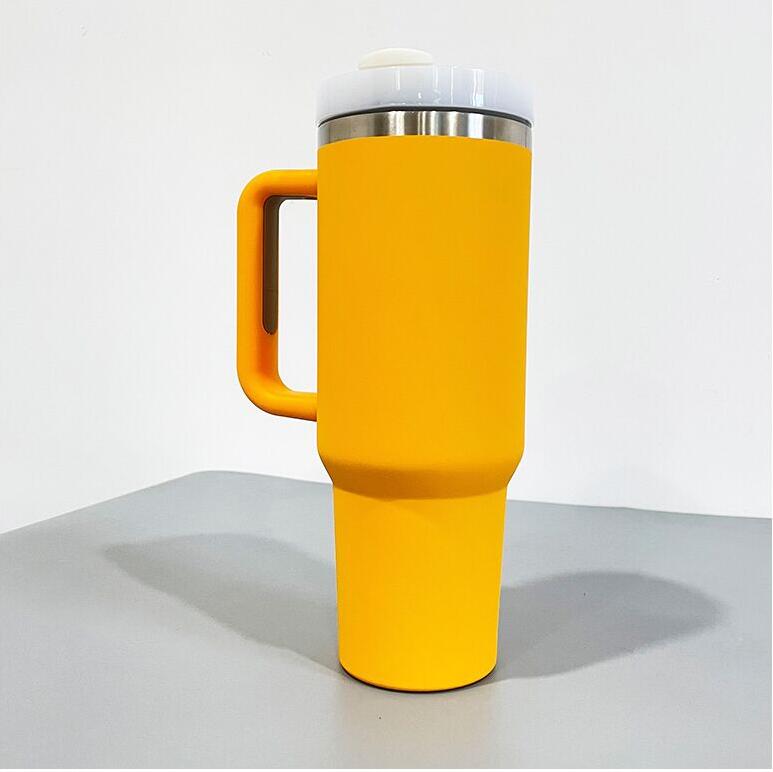 powder coated 40oz Yarrow tumbler for sunflower laser engraved_miki
