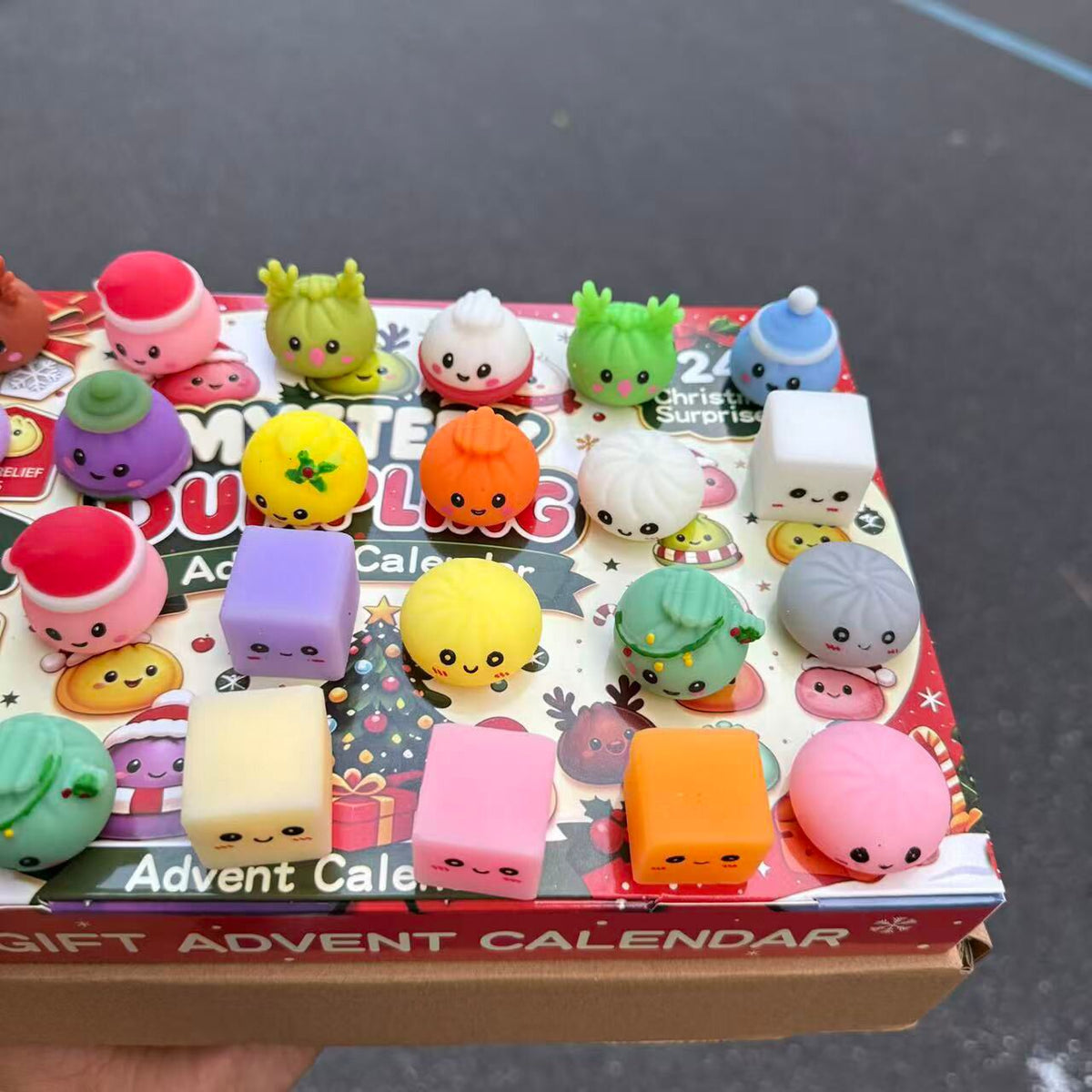 Christmas Dumplings Squishy Advent Calendar _miki
