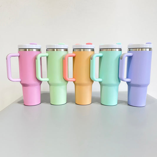sublimation matte colored H2.0 40oz quencher tumbler_miki