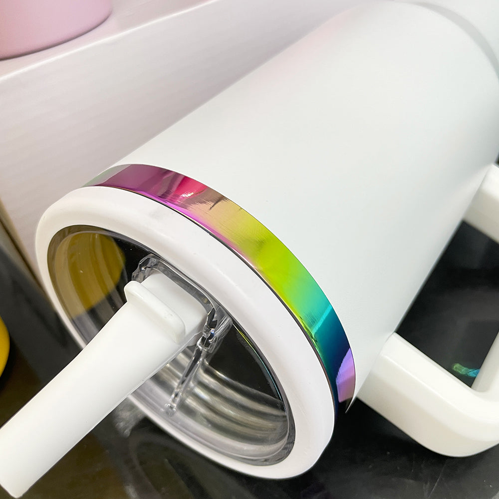 USA RTS_ Rainbow Underneath Leak Proof 40oz Powder Coated Quencher Tumblers with Removable for Laser Engraving_ miki