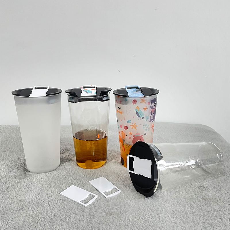 USA Presale_ Sublimation 20oz Clear Beer Opener Pint Glass Cups with Opener Lid for DIY Sublimation Printing_ miki