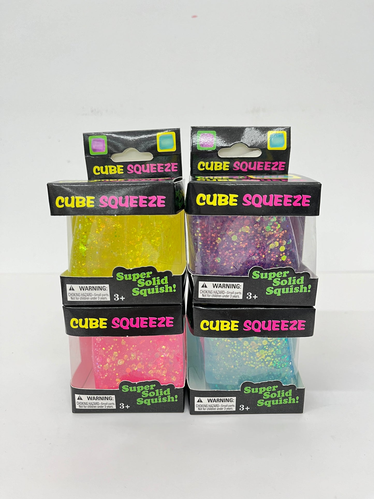 USA Presale_5cm Sparkly Glitter Squeeze Ice Cubes with Gift Box_ miki