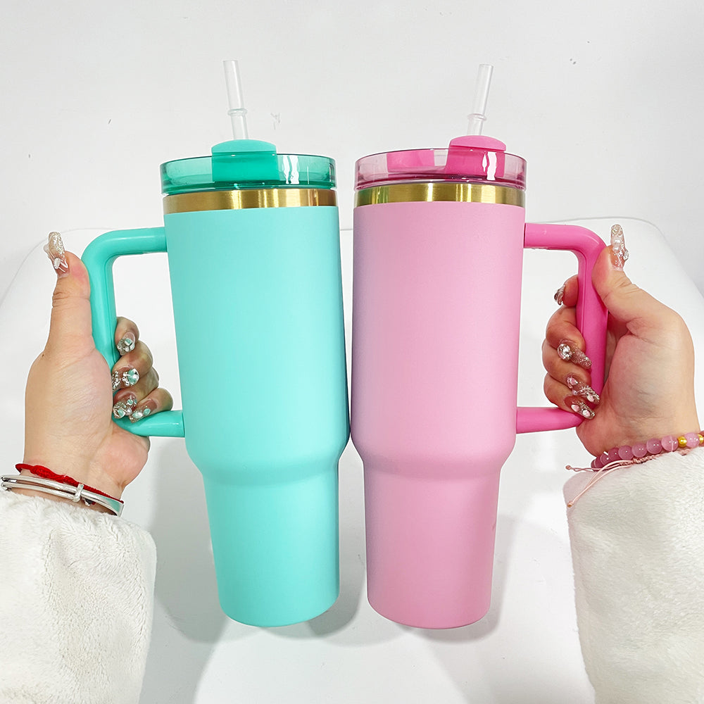 gold plated H2.0 40oz powder coated quencher tumblers_miki