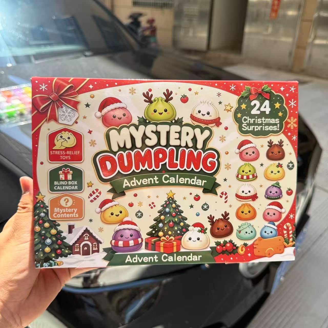 Christmas Dumplings Squishy Advent Calendar _miki