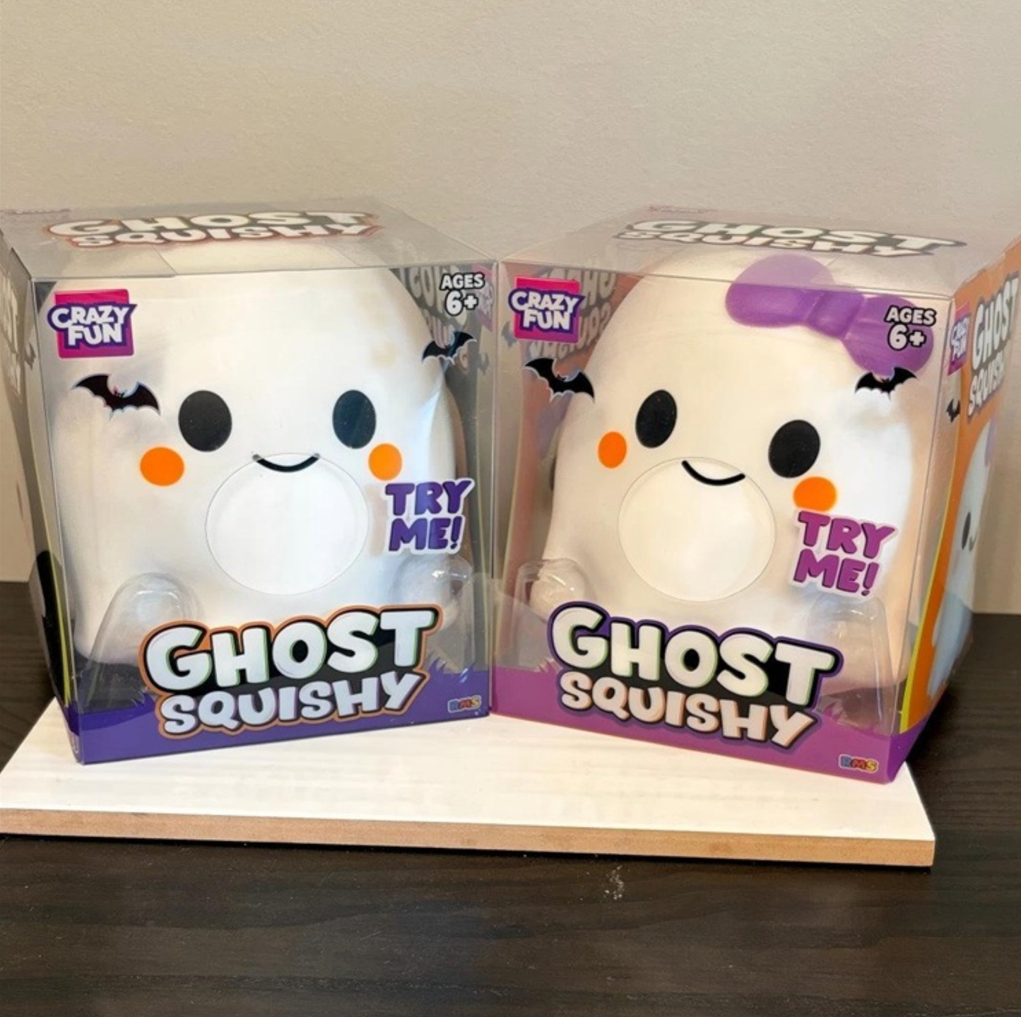 Crazy fun Halloween 13.5*13cm ghost squishy toys _ miki