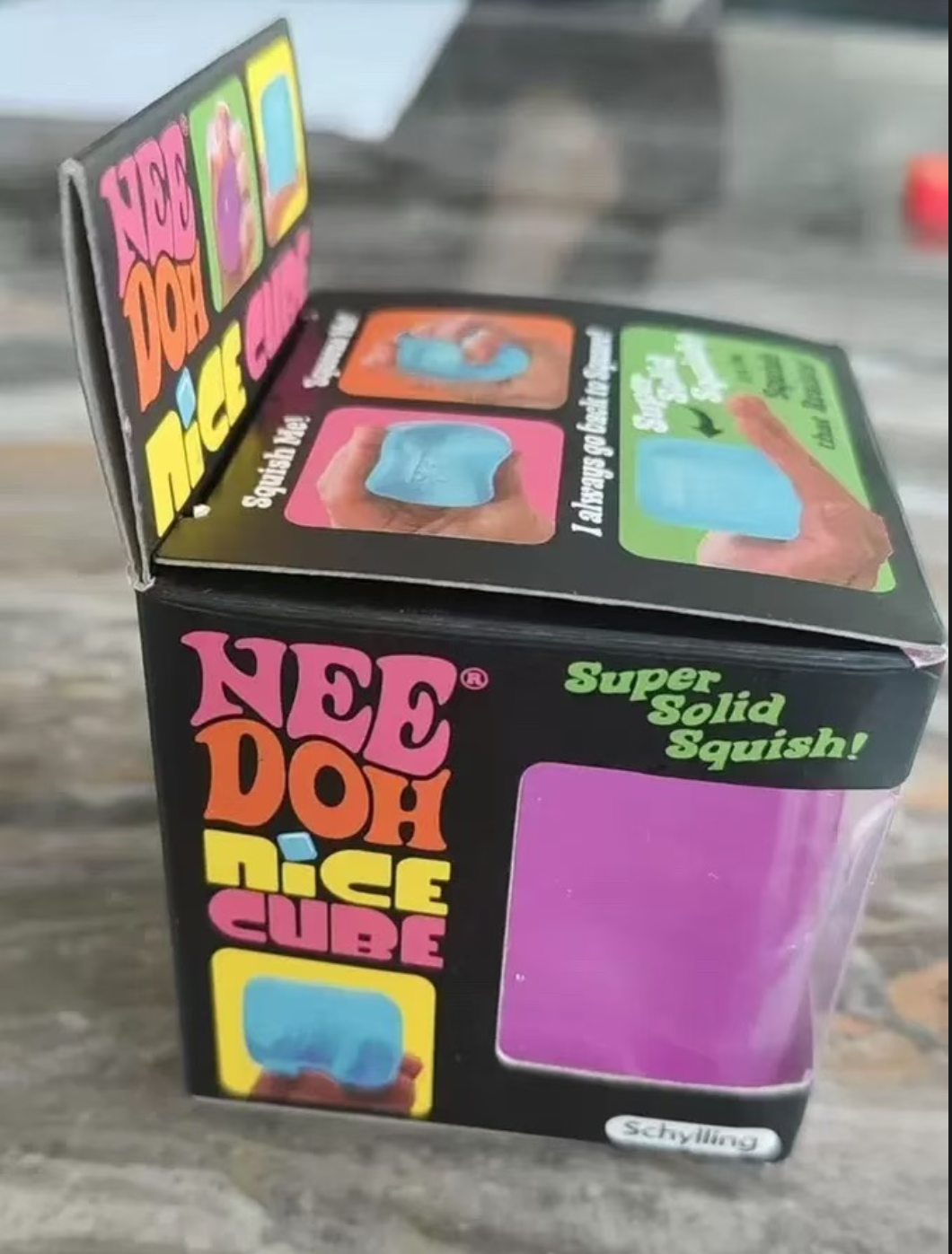 USA Presale_ 5.5cm “Nee Doh” Nice Cubes individual gift box with logo on both cubes and boxes_ miki