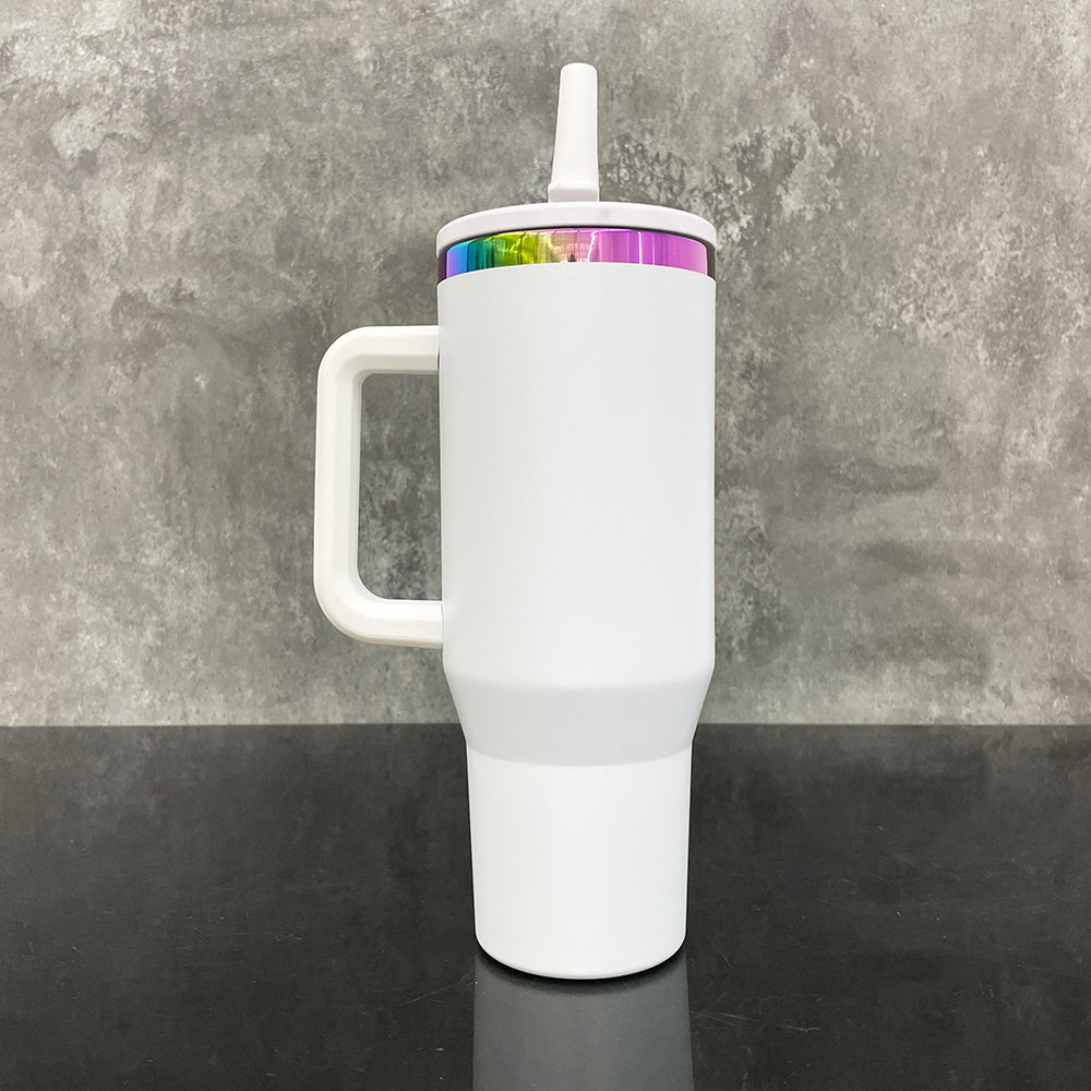 USA RTS_ Rainbow Underneath Leak Proof 40oz Powder Coated Quencher Tumblers with Removable for Laser Engraving_ miki