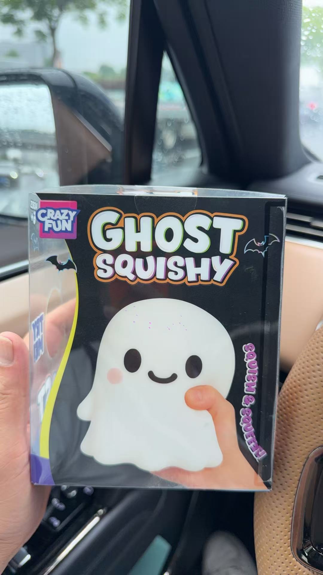 Crazy fun Halloween 13.5*13cm ghost squishy toys _ miki