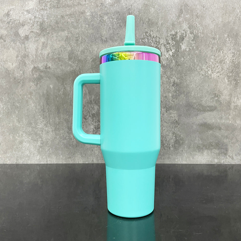 USA RTS_ Rainbow Underneath Leak Proof 40oz Powder Coated Quencher Tumblers with Removable for Laser Engraving_ miki