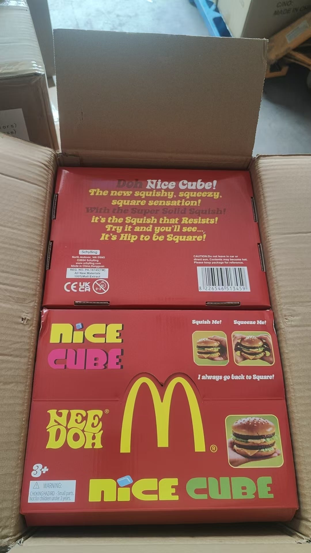 Needoh Removable kids DIY McDonald's Hamburger squishy kit _Miki