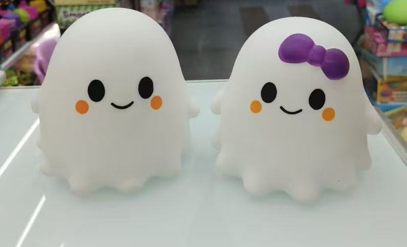 Crazy fun Halloween 13.5*13cm ghost squishy toys _ miki