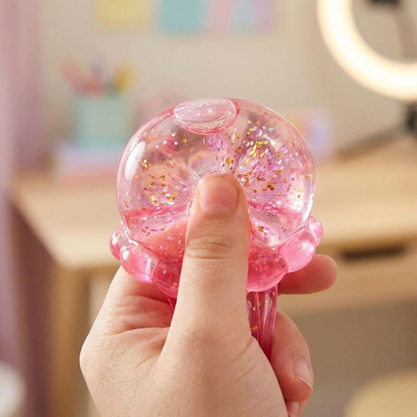 USA Presale_ Squeeze Decompression Jellyfish Squishy Toys Same Style as NEE DOH_ miki