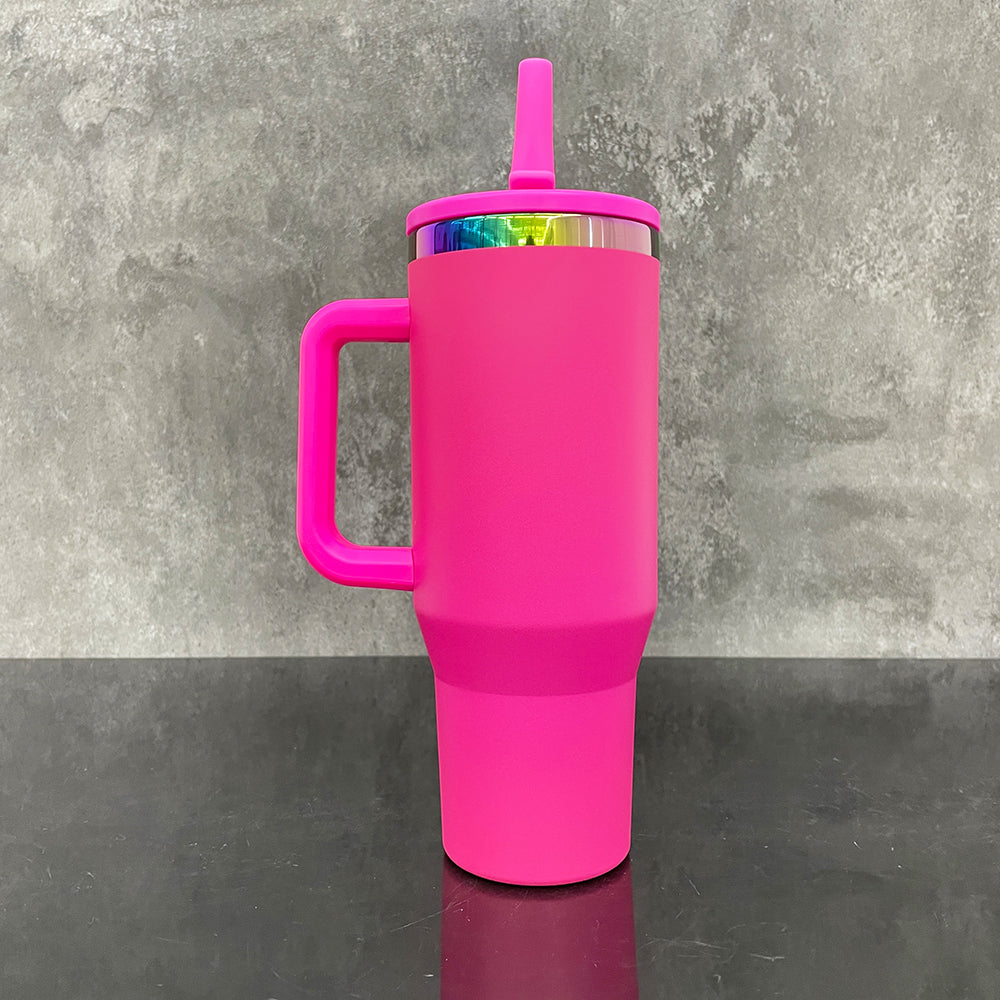 USA RTS_ Rainbow Underneath Leak Proof 40oz Powder Coated Quencher Tumblers with Removable for Laser Engraving_ miki
