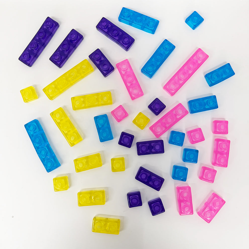 Jelly Blox style 40pcs soft jelly building blocks for toddlers and kids_ miki