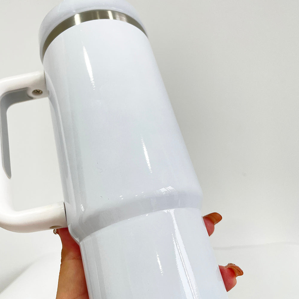 USA Presale_ Sublimation Glossy White H2.0 40oz Quencher Tumbler_ miki