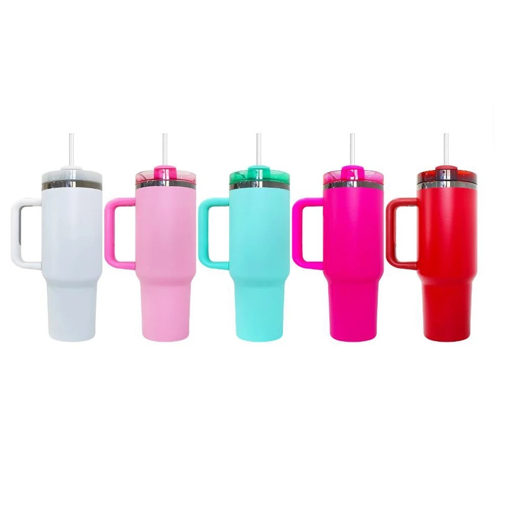 USA RTS_ Black Plated 40oz Powder Coated Quencher Tumblers For Laser Engraving_miki