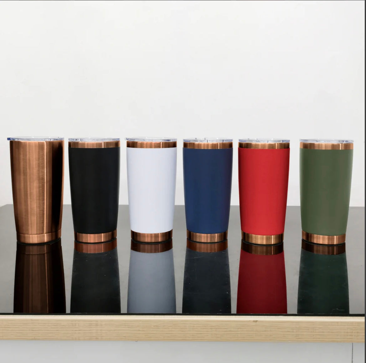 USA RTS_ Copper Plated Yeti Style 20oz Powder Coated Coffee Mug With Magnetic Slide Lid For Laser Engraving_Miki