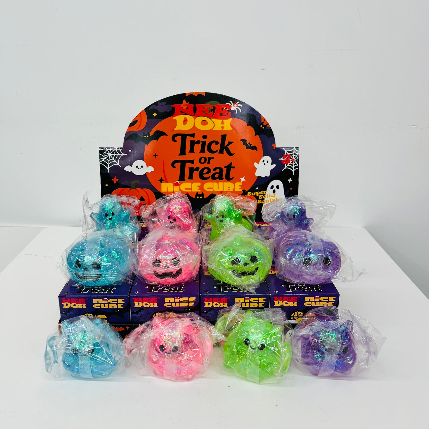 Needoh Halloween pumpkin ghost bat Squishy Toys _ miki