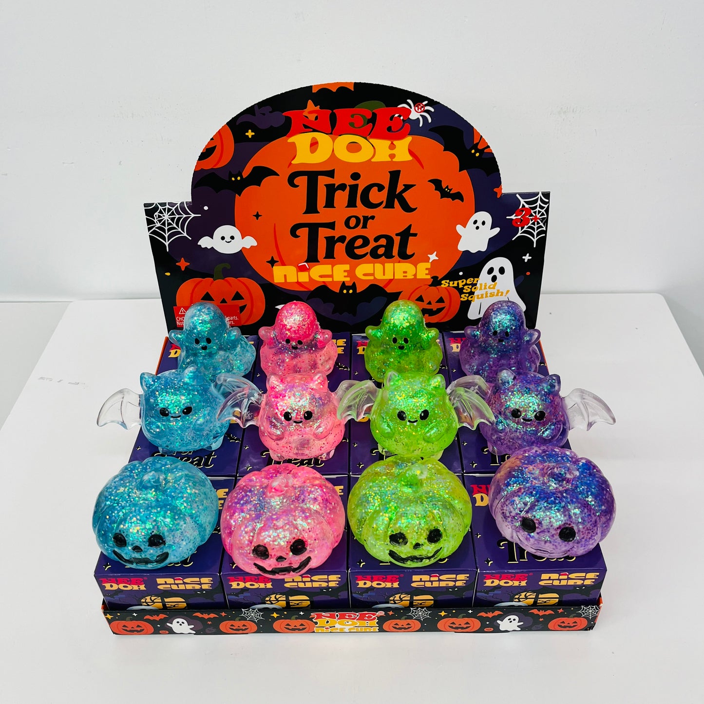 Needoh Halloween pumpkin ghost bat Squishy Toys _ miki