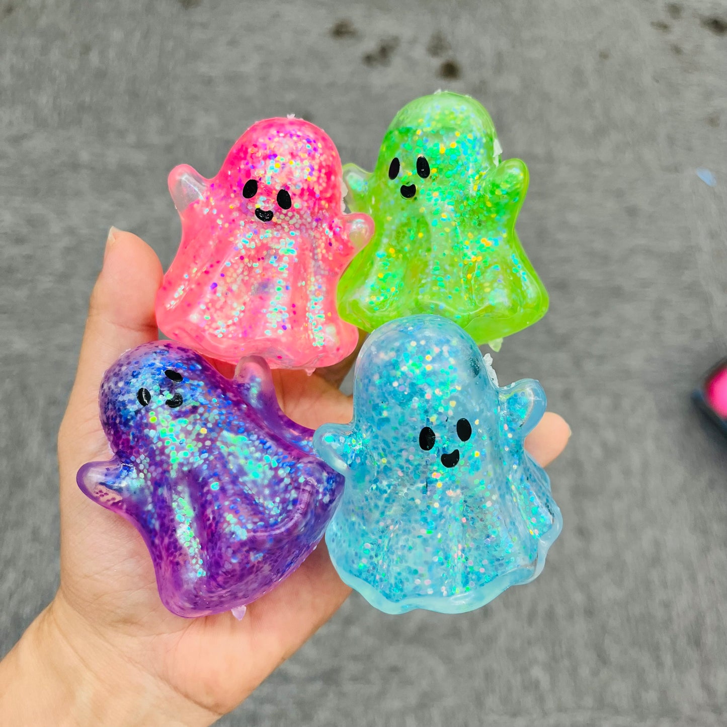 Needoh Halloween pumpkin ghost bat Squishy Toys _ miki