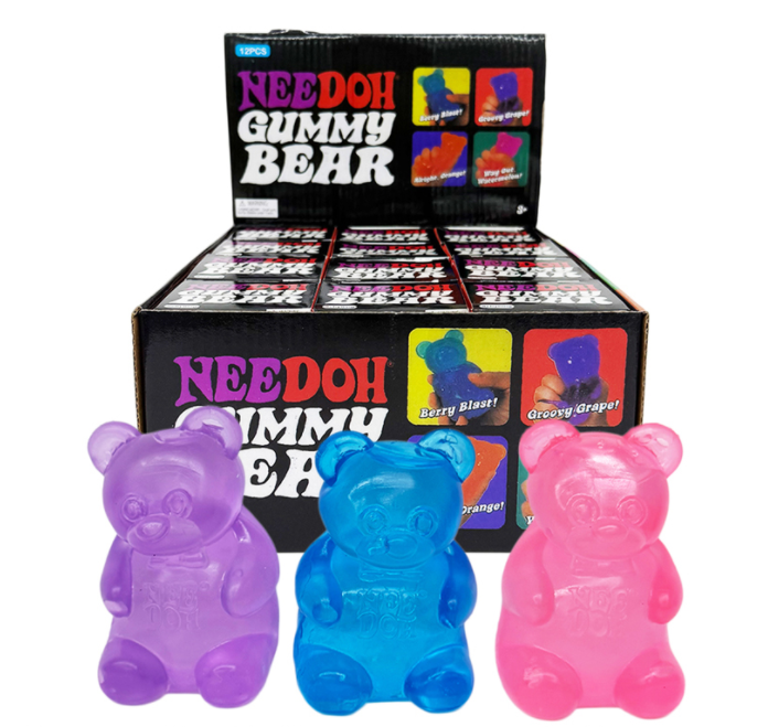 USA Presale_ Needoh bear squeeze toys with logo _miki