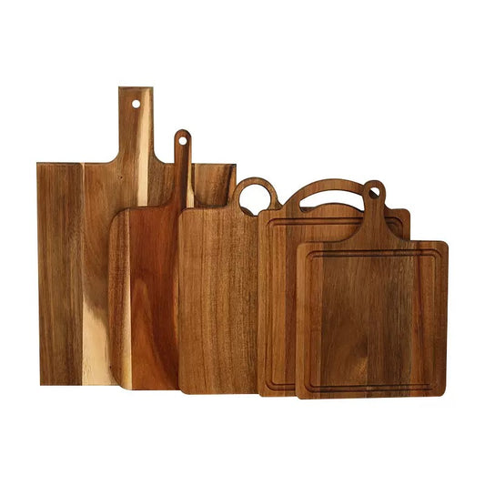 Acacia Wood Cutting Board for Kitchen Wooden Chopping Serving Board For Laser Engraving_miki