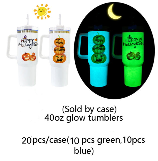 glow in the dark sublimation white blank 40oz tumblers_miki