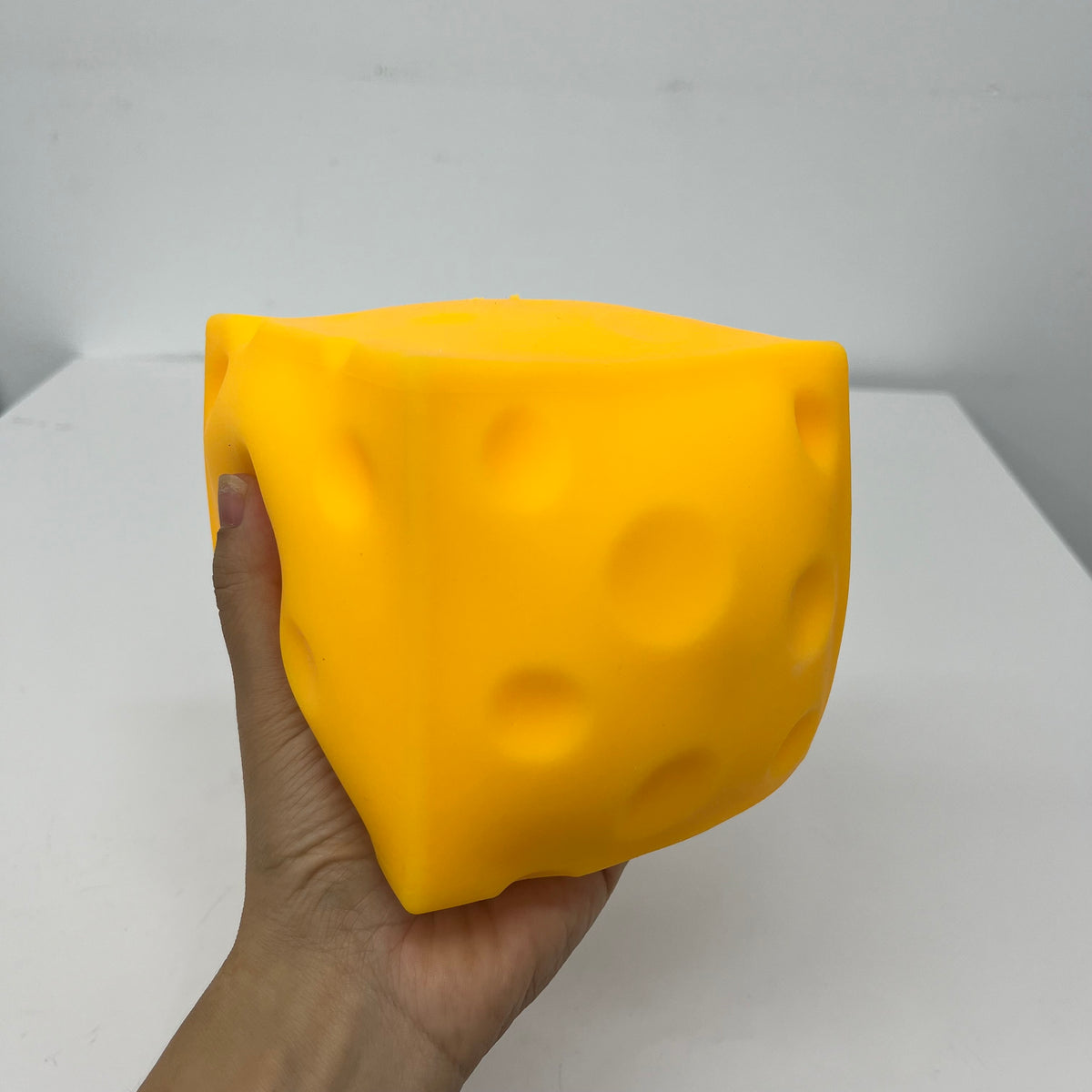 USA RTS_ 11cm Big Cheese Squishy Stress Relief Toy Soft Flour Filled_ miki