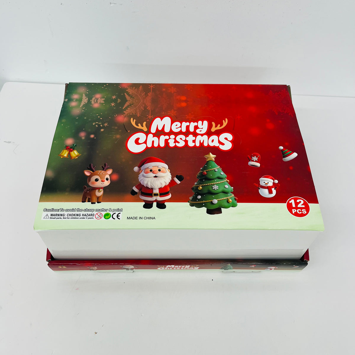 USA RTS_ Christmas Themed Glitter Maltose Squeeze Toys 6 Styles Mixed _miki