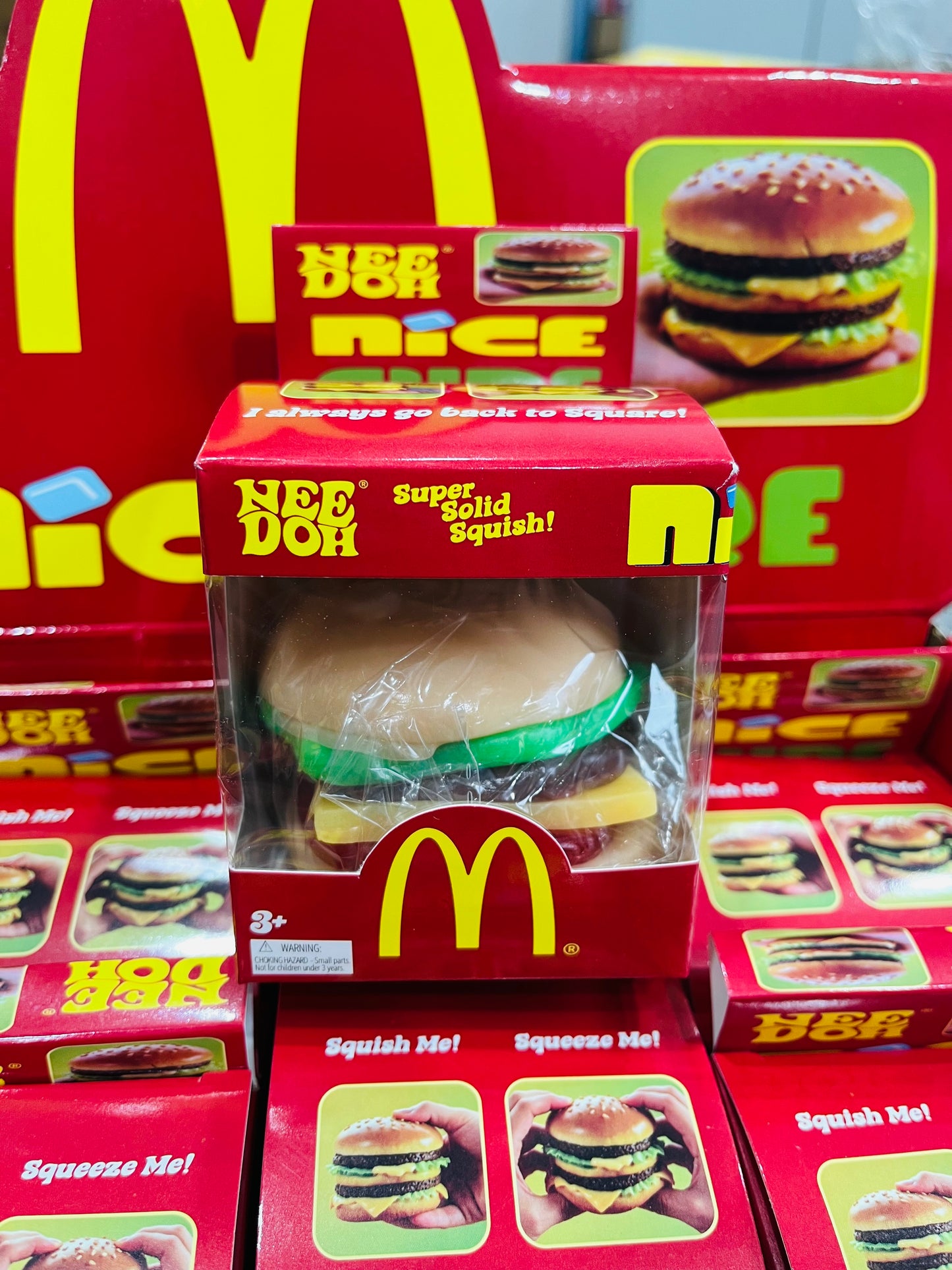 Needoh Removable kids DIY McDonald's Hamburger squishy kit _Miki