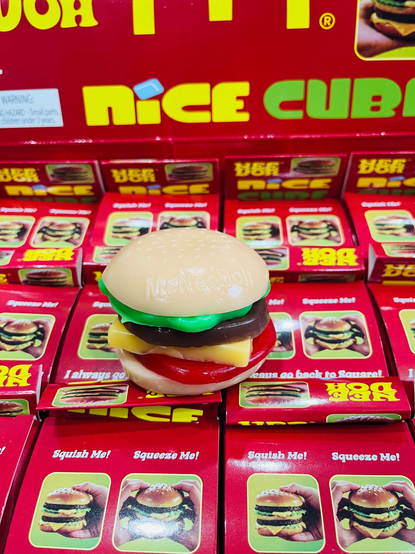 Needoh Removable kids DIY McDonald's Hamburger squishy kit _Miki