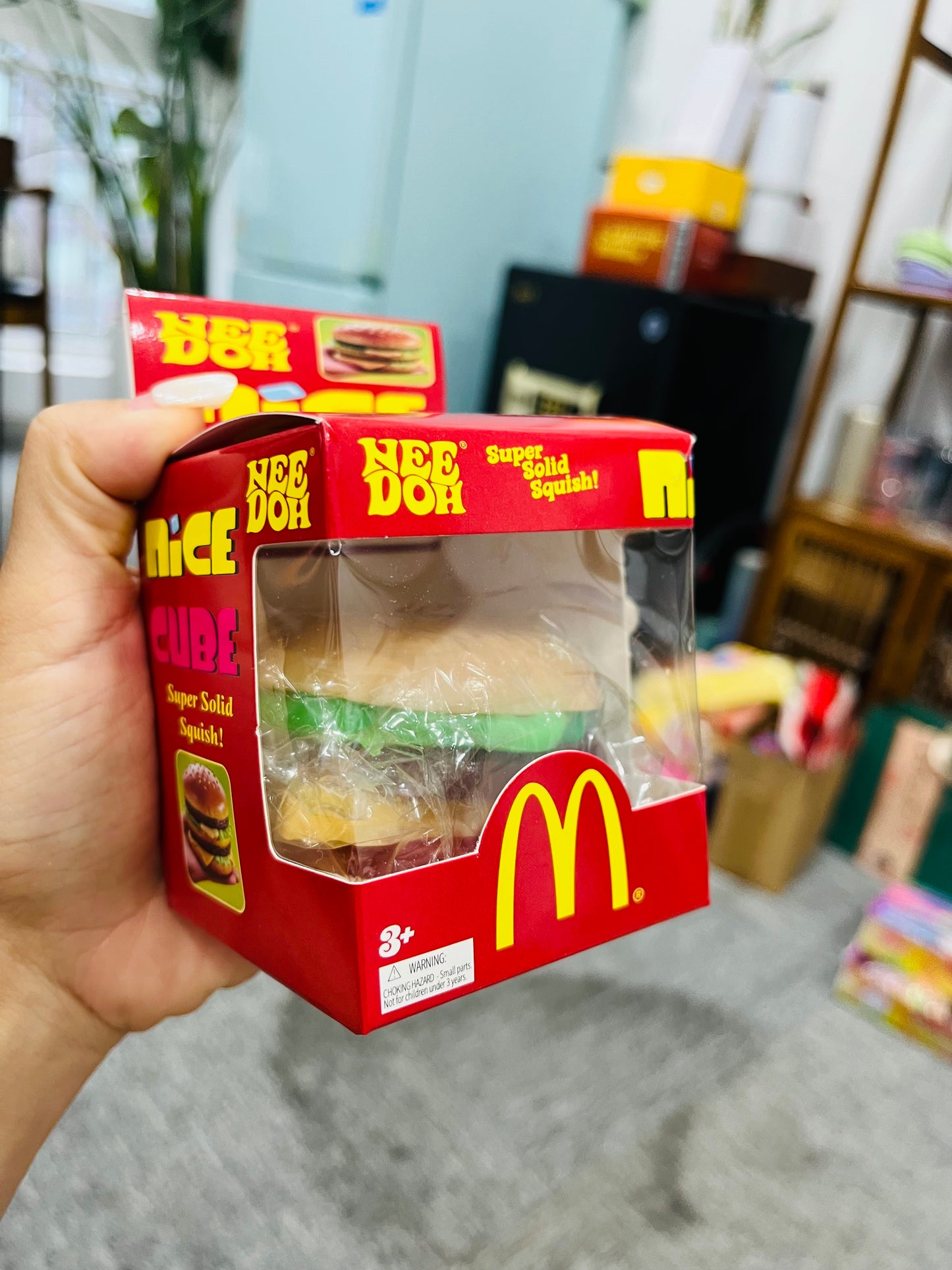 Needoh Removable kids DIY McDonald's Hamburger squishy kit _Miki