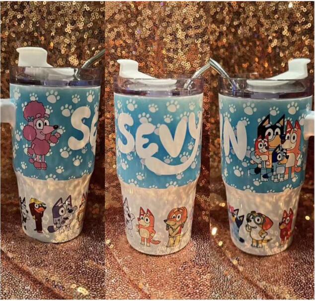USA RTS_ blank sublimation 20oz student tumbler with handle_miki