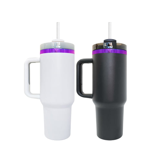 USA RTS_ Mirror Purple Underneath Powder Coated 40oz Quencher Tumbler For Laser Engraving_miki
