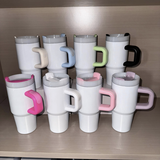 Stanley style sublimation 14oz baby tumbler with lid and straw_miki