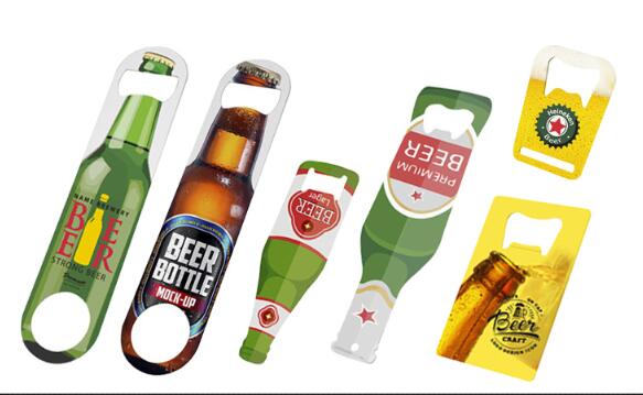 Sublimation white Stainless Steel metal Bottle Opener for Heat Press Printing_miki