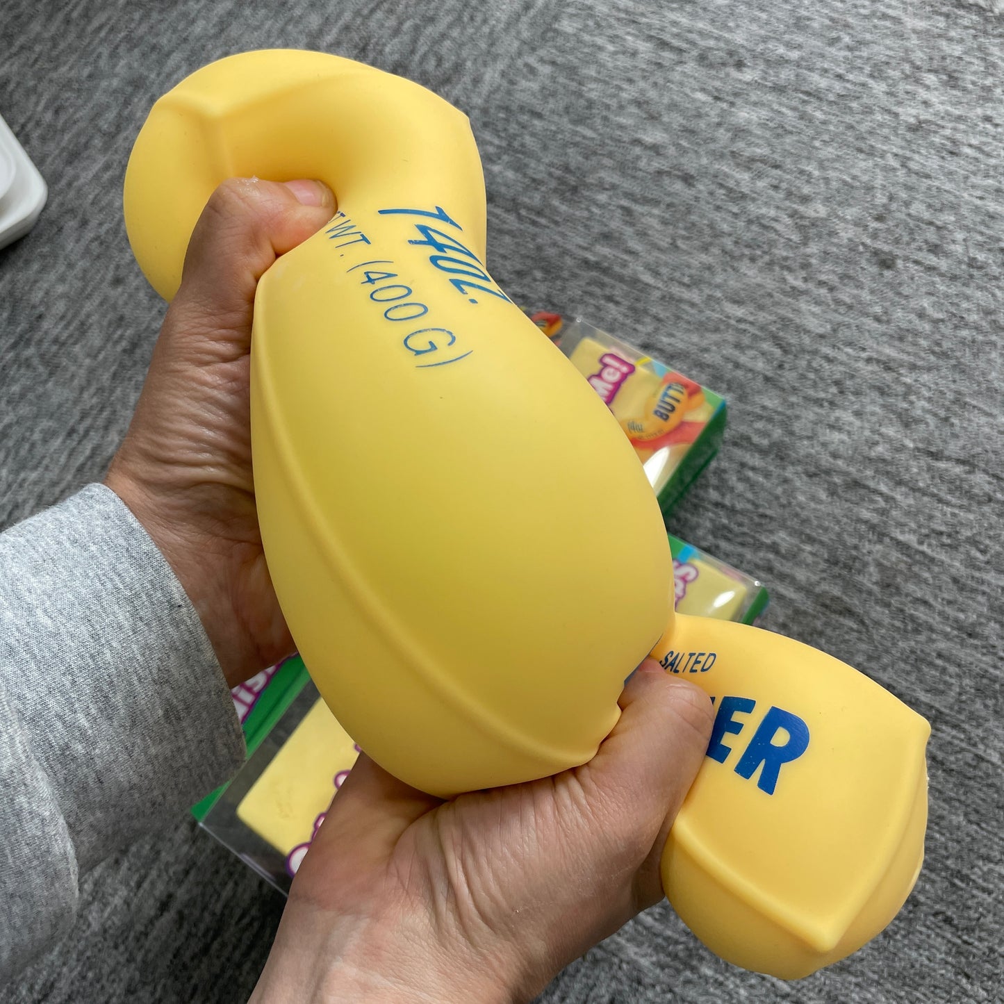 High Quality TPR Big Size Butter Squishy Toys_ miki