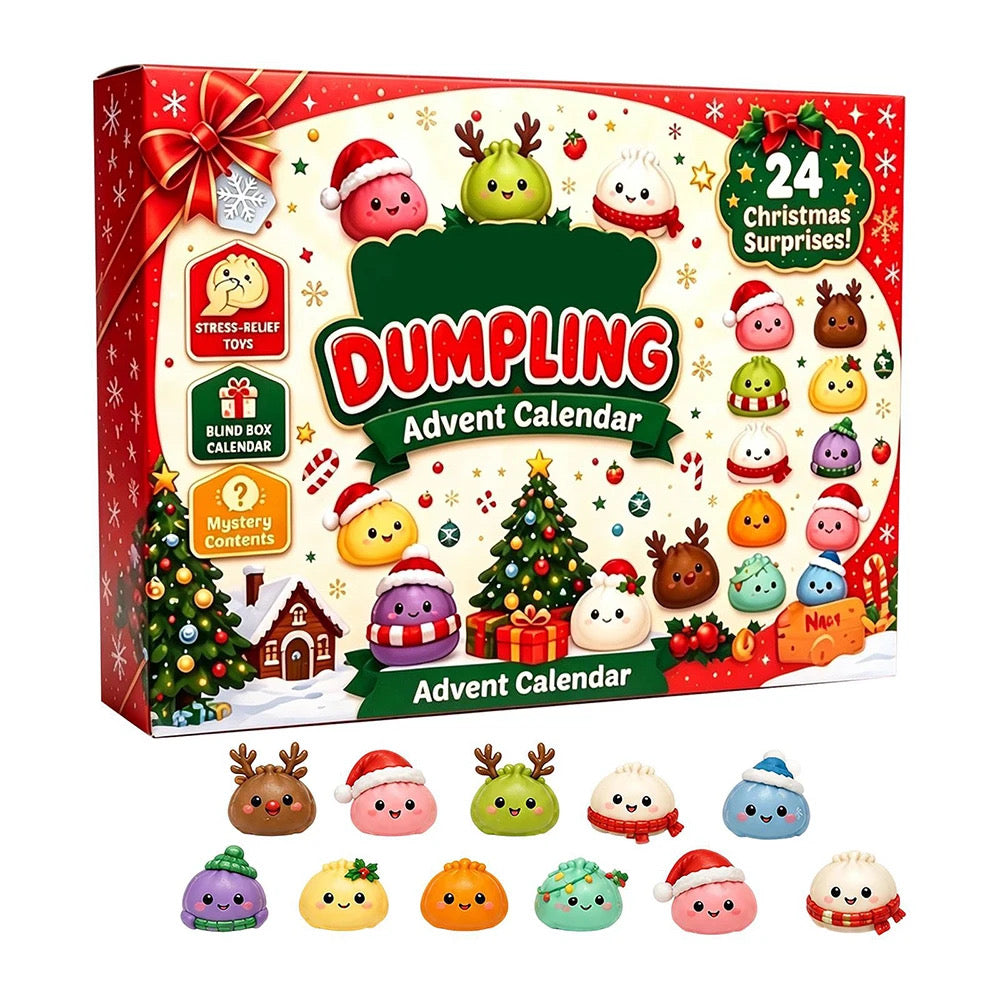 Christmas Dumplings Squishy Advent Calendar _miki