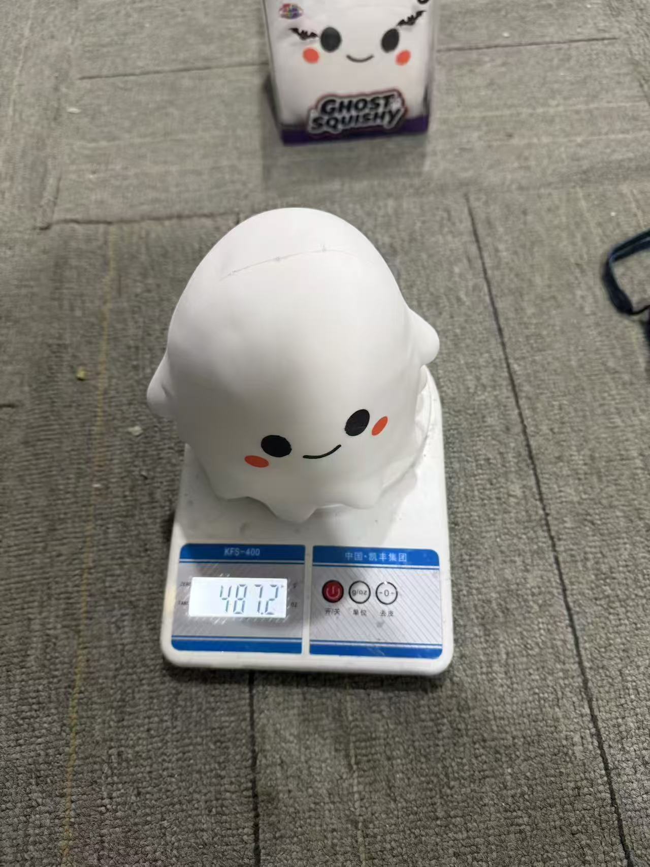 Crazy fun Halloween 13.5*13cm ghost squishy toys _ miki